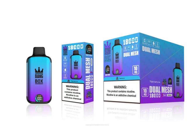 Bang Box 18000 Züge NT2895 - Einweg Vape Österreich dreifaches Beereneis