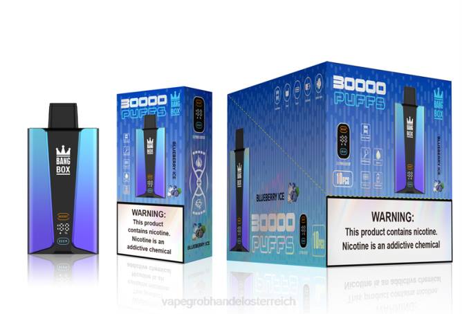 Bang Box 30.000 Züge intelligenter Bildschirm NT2879 - Vape Großhandel Österreich Blaubeereis