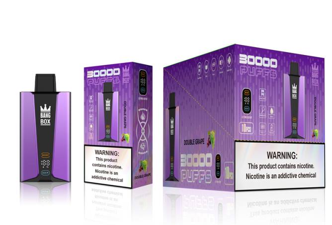 Bang Box 30.000 Züge intelligenter Bildschirm NT2885 - Vape Großhandel Österreich doppelte Traube