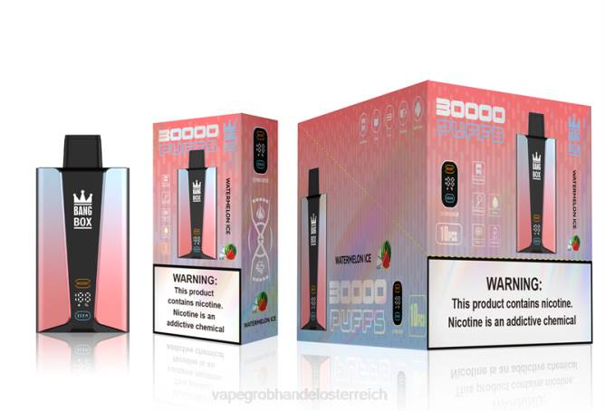 Bang Box 30.000 Züge intelligenter Bildschirm NT2886 - Vape Großhandel Preise Wassermeloneneis