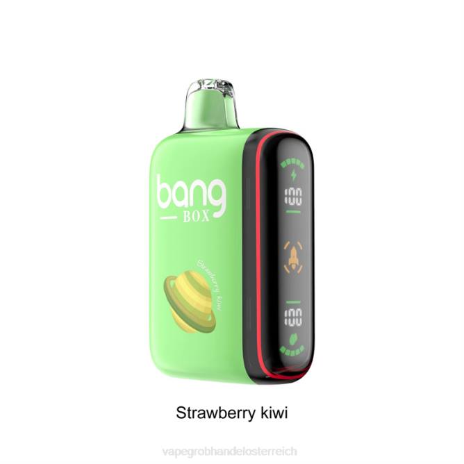 Bang Box 9000–18000 Züge, intelligente Leistungsanzeige NT2827 - Vape Wien Erdbeer-Kiwi