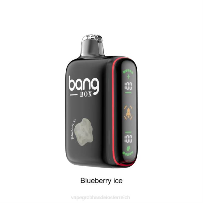 Bang Box 9000–18000 Züge, intelligente Leistungsanzeige NT2832 - Vape Großhandel Preise Blaubeereis