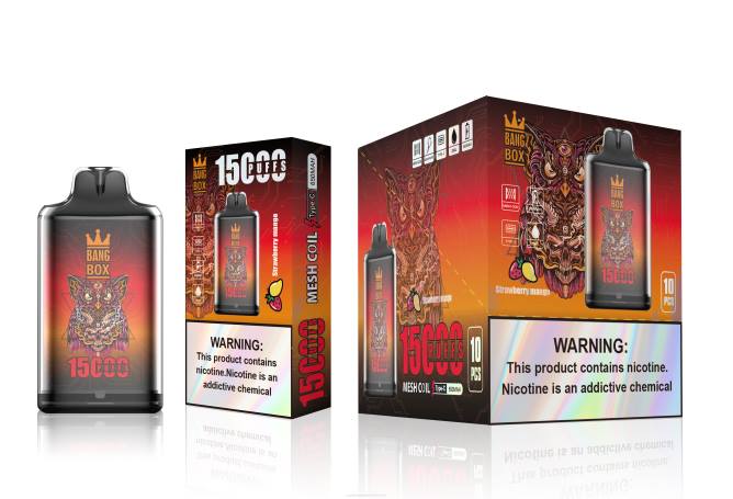 Bang Box s1-15000 Züge NT28101 - Einweg Vape Österreich Erdbeer-Mango