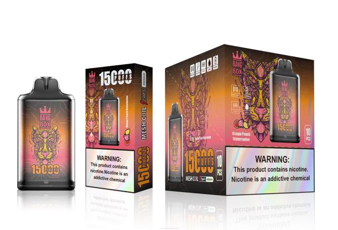 Bang Box s1-15000 Züge NT28107 - Einweg Vape Österreich Mango-Pfirsich-Wassermelone