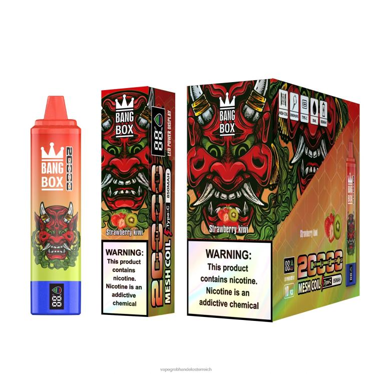 Vape Großhändler Erdbeer-Kiwi 4FVXR126 Bang Box 20000