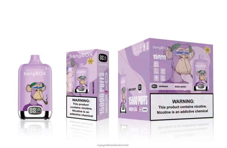 Vape Großhandel Österreich gemischte Beere 4FVXR141 Bang Box 15000