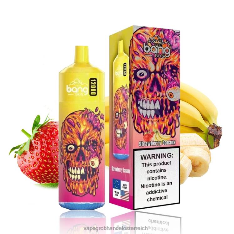 Vape Kaufen Graz Erdbeerbanane 4FVXR114 Bang Box 12000 Züge
