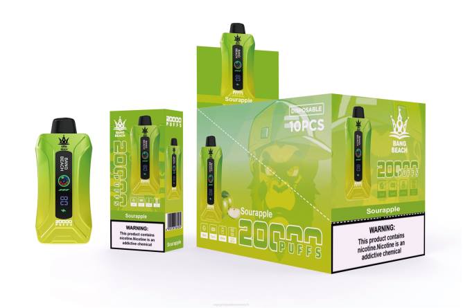 Bang Beach 20000 Züge Smart Screen Vape NT281 - Vape Großhandel Österreich saurer Apfel