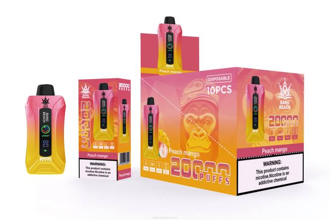 Bang Beach 20000 Züge Smart Screen Vape NT282 - Vape Großhandel Preise Pfirsich-Mango