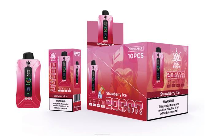 Bang Beach 20000 Züge Smart Screen Vape NT286 - Vape Österreich Preis Erdbeereis