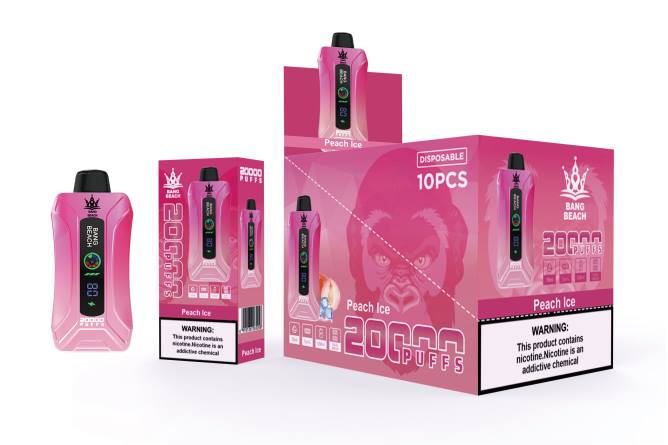 Bang Beach 20000 Züge Smart Screen Vape NT289 - Vape Wien Pfirsicheis