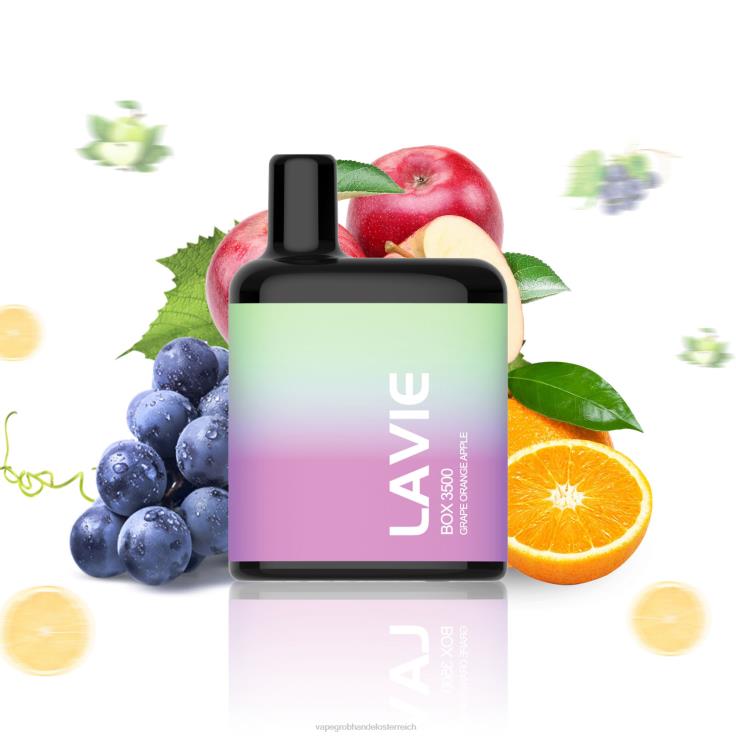 LAVIE BOX 3500 Züge 4T4XL212 | Vape Kaufen Graz Traubenorangenapfel