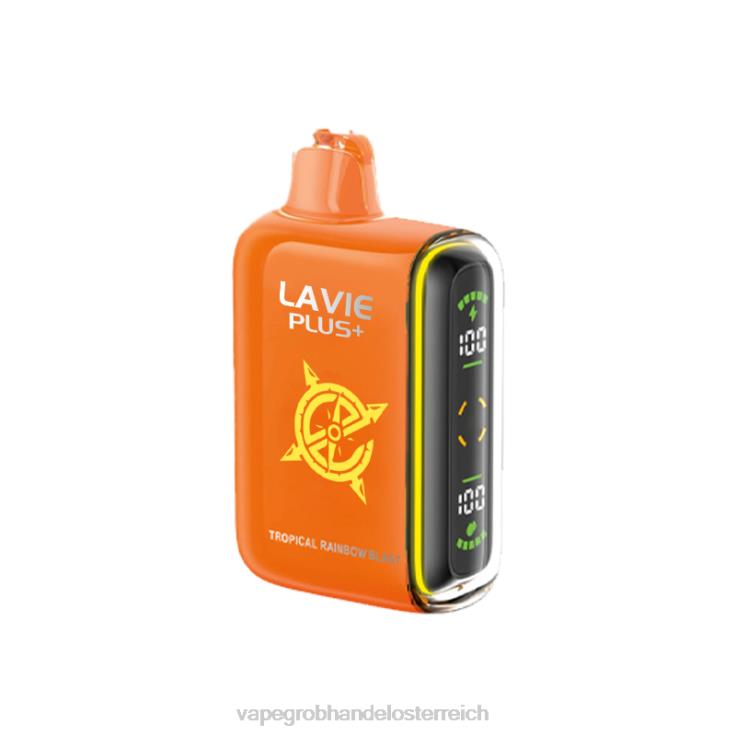 LAVIE PLUS 15000 Züge 4T4XL96 | Vape Österreich Preis tropische Regenbogenexplosion