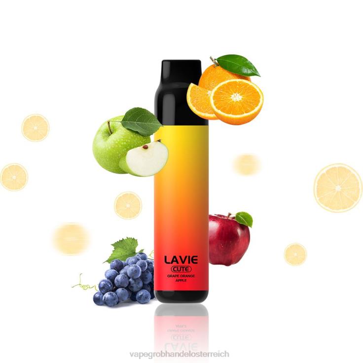 LAVIE BAR 3000 Züge 4T4XL288 | Vape Österreich Preis Traubenorangenapfel