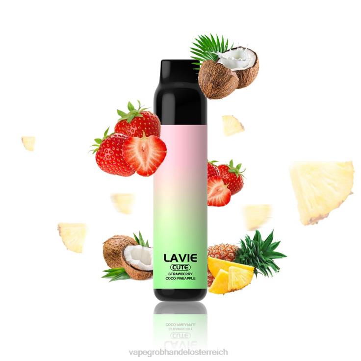 LAVIE BAR 3000 Züge 4T4XL291 | Vape Kaufen Linz Erdbeer-Kokos-Apfel