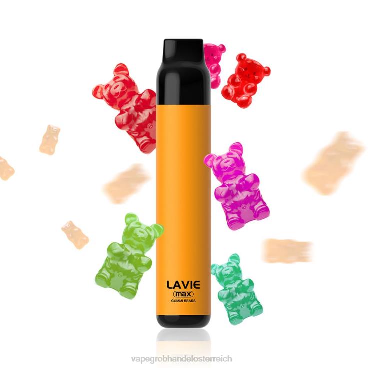 LAVIE BAR 5000 Züge – max 4T4XL282 | Vape Großhandel Preise Gummibärchen