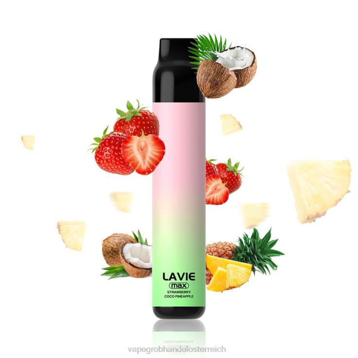 LAVIE BAR 5000 Züge – max 4T4XL283 | Vape Kaufen Linz Erdbeer-Kokos-Apfel