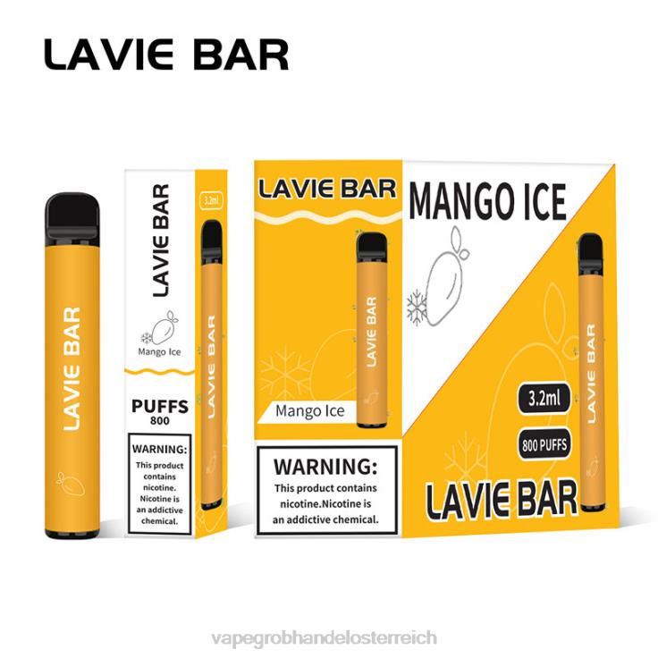 LAVIE BAR 800 Züge 4T4XL309 | Vape Wien Mango-Eis