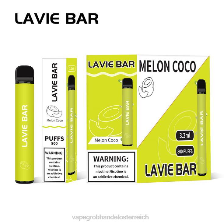LAVIE BAR 800 Züge 4T4XL315 | Vape Kaufen Linz Melone Kokos