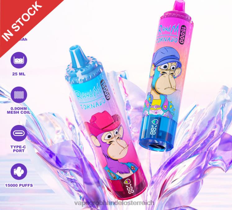 Vape Kaufen Linz Einweg 4FVXR3 RandM Tornado 15000 5 %