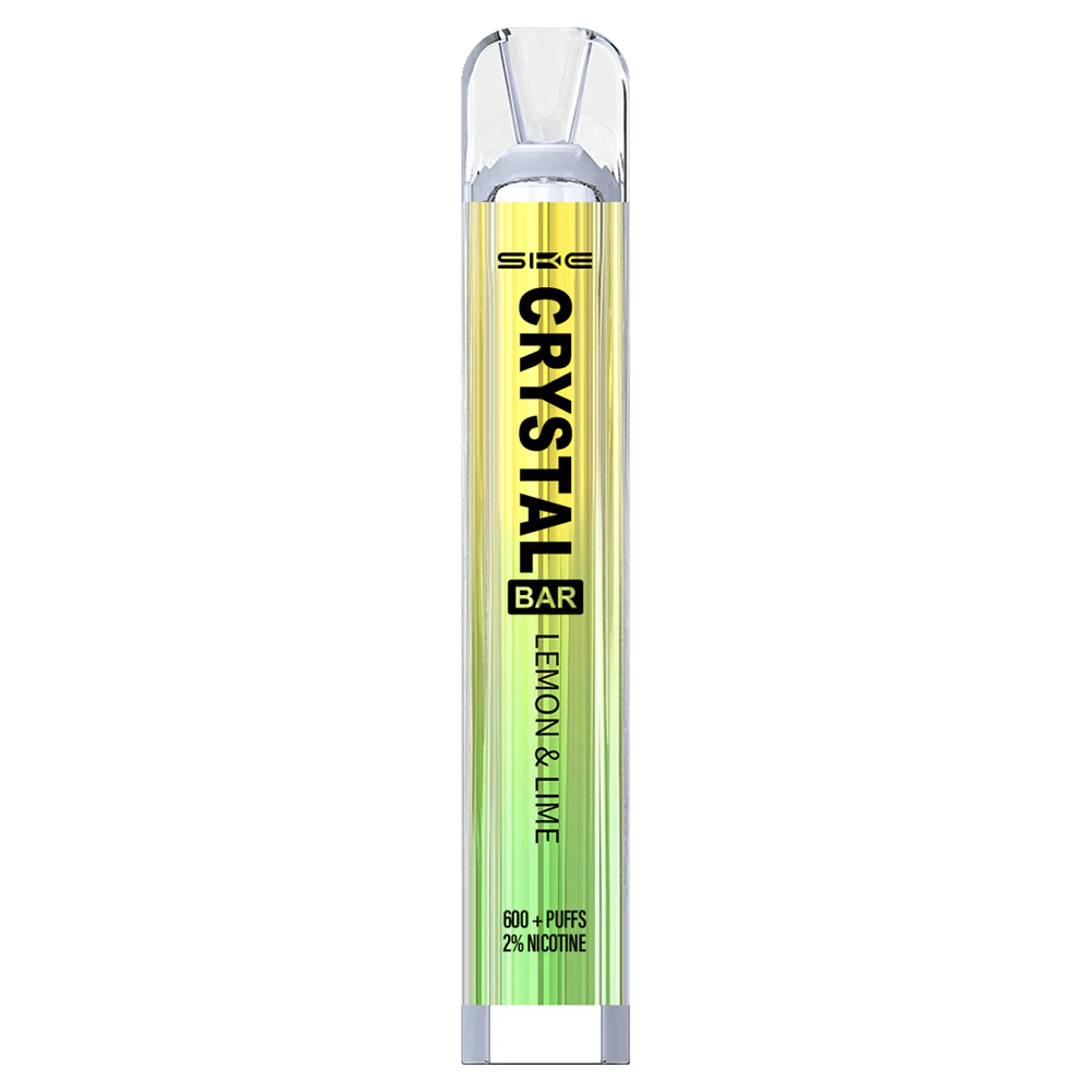 Vape Großhandel Preise Zitrone und Limette 4FVXR262 SKE Crystal Bar Einweg-Vaporizer mit 600 Zügen