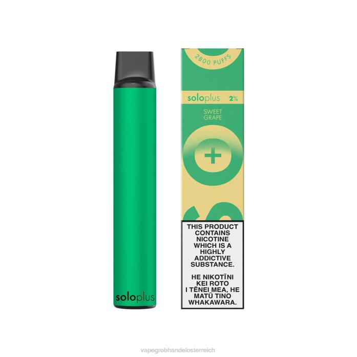 Vape Österreich Preis 64R640 - Solo Plus Einweg-Vape-Paradies-Kollektion süße Traube
