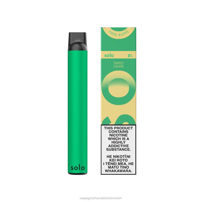 Vape Kaufen Graz 64R620 - Solo Einweg-Vape-Paradies-Kollektion süße Traube