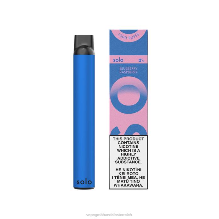 Vape Kaufen Linz 64R619 - Solo Einweg-Vape-Paradies-Kollektion Blaubeer-Himbeere