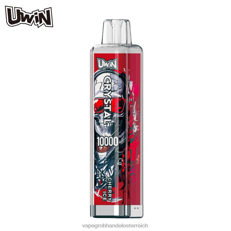 Vape Großhändler Kirscheis - UWIN CRYSTAL 10000 Einweg-Vapes V4H226