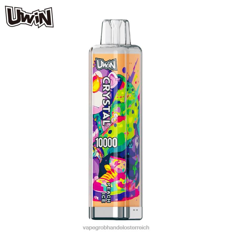 Vape Großhandel Preise Pfirsicheis - UWIN CRYSTAL 10000 Einweg-Vapes V4H2210