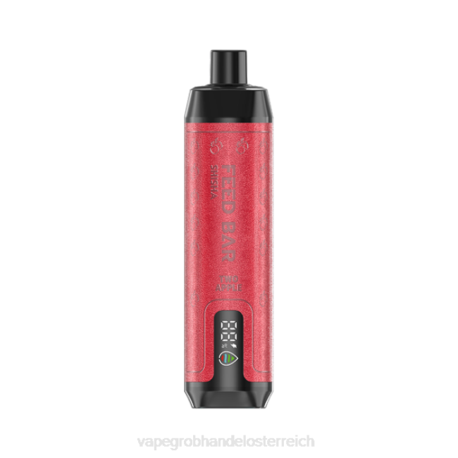 Vape Großhandel Preise P4DL106 Vapsolo SHISHA Einweg-Vapor zwei Apfel