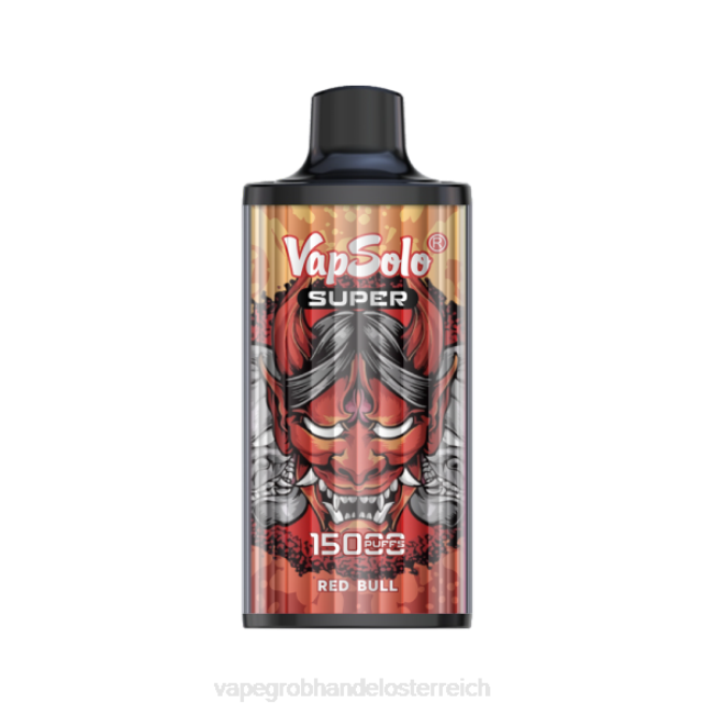 Vape Großhandel Preise P4DL114 Vapsolo SUPER Einweg-Vapor roter Bulle