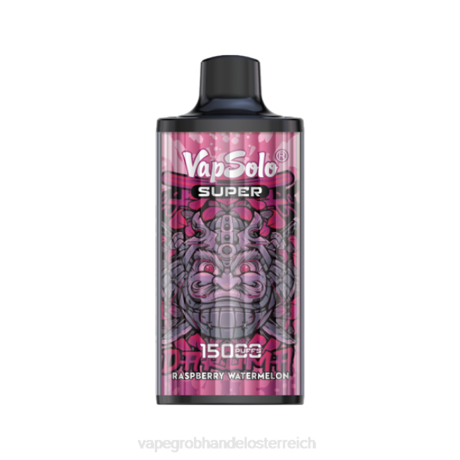 Vape Großhandel Österreich P4DL113 Vapsolo SUPER Einweg-Vapor Himbeer-Wassermelone