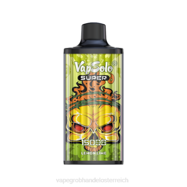 Vape Österreich Preis P4DL112 Vapsolo SUPER Einweg-Vapor Zitronenlimette