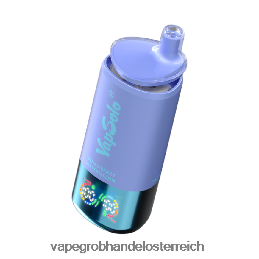 VapSolo Triple 30000 Züge 4NTT2J1 Zitronenlimette, Erdbeere, Wassermelone und Blaubeereis Vape Großhandel Österreich