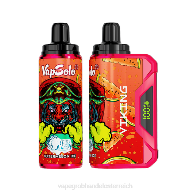 Vape Großhändler P4DL142 Vapsolo VIKING Einweg-Vapor Wassermeloneneis