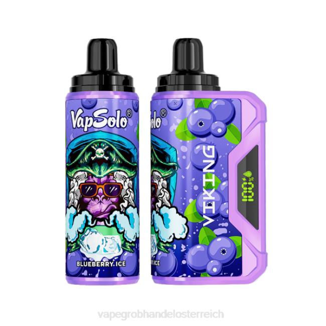 Vape Großhandel Preise P4DL130 Vapsolo VIKING Einweg-Vapor Blaubeere