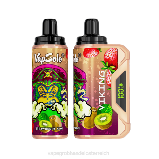 Vape Großhandel Preise P4DL138 Vapsolo VIKING Einweg-Vapor Erdbeer-Kiwi