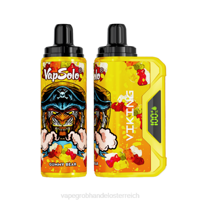 Vape Wien P4DL133 Vapsolo VIKING Einweg-Vapor Gummibärchen