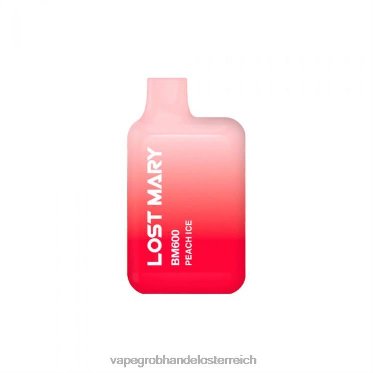 Vape Großhandel Preise Pfirsicheis 4FVXR112 LOST MARY BM600