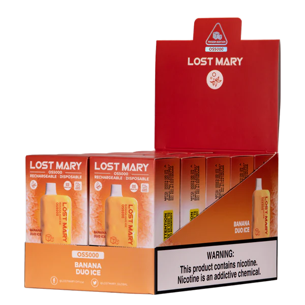 Einweg Vape Österreich Bananen-Duo-Eis 4FVXR107 LOST MARY OS5000