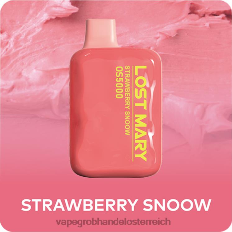 Vape Großhandel Preise Erdbeerschnee 4FVXR502 LOST MARY OS5000