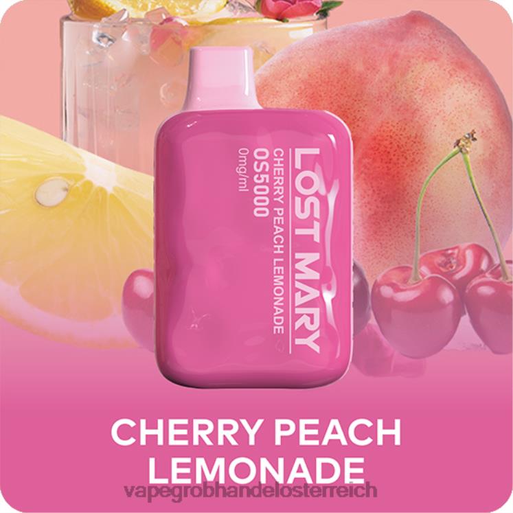 Vape Großhandel Österreich Kirsch-Pfirsich-Limonade 4FVXR511 LOST MARY OS5000 0 mg/ml