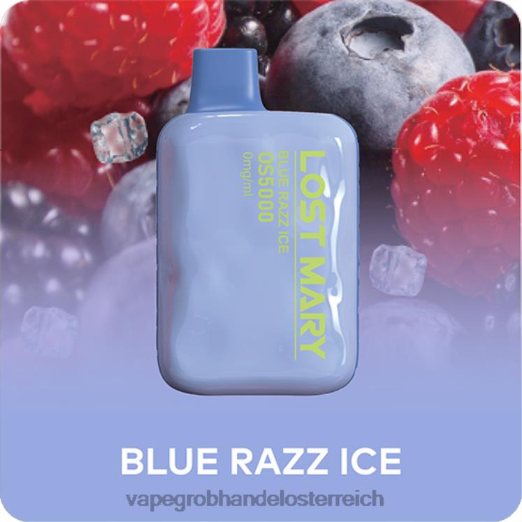 Vape Kaufen Linz blaues Razz-Eis 4FVXR513 LOST MARY OS5000 0 mg/ml