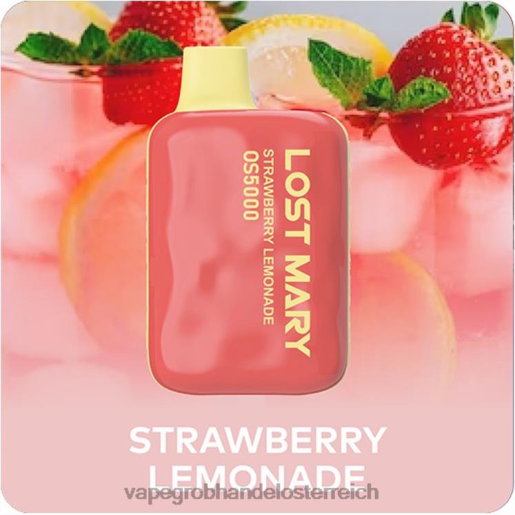 Vape Nikotinfrei Österreich Erdbeerlimonade 4FVXR499 LOST MARY OS5000