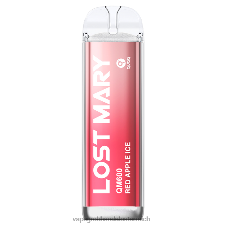Vape Großhandel Preise rotes Apfeleis 4FVXR402 LOST MARY QM600