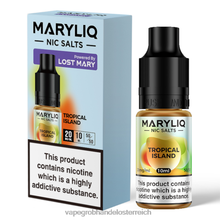 Vape Großhandel Österreich tropische Insel 4FVXR461 LOST MARY MARYLIQ Nic-Salze – 10 ml – 20 mg
