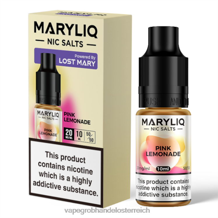 Vape Kaufen Graz rosa Limonade 4FVXR454 LOST MARY MARYLIQ Nic-Salze – 10 ml – 20 mg