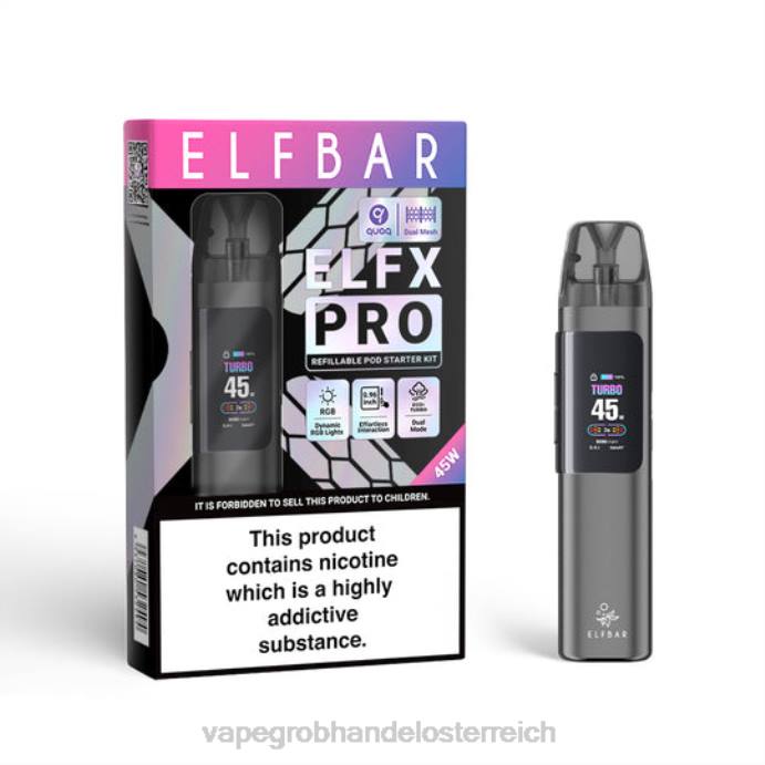 TT003 grau ELFBAR ELFX Pro Öffnen Sie das POD -Gerät