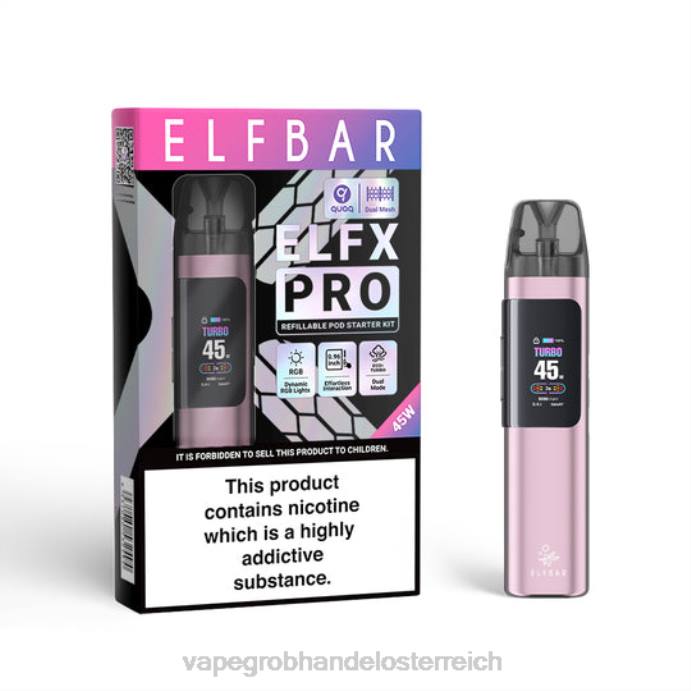 TT004 Rosa ELFBAR ELFX Pro Öffnen Sie das POD -Gerät
